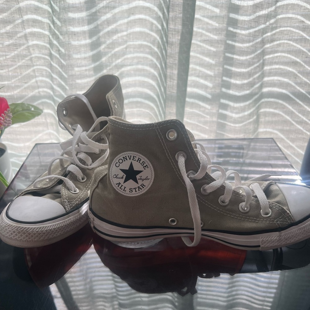 Converse Mossy Green Shoes NOT PLATFORM